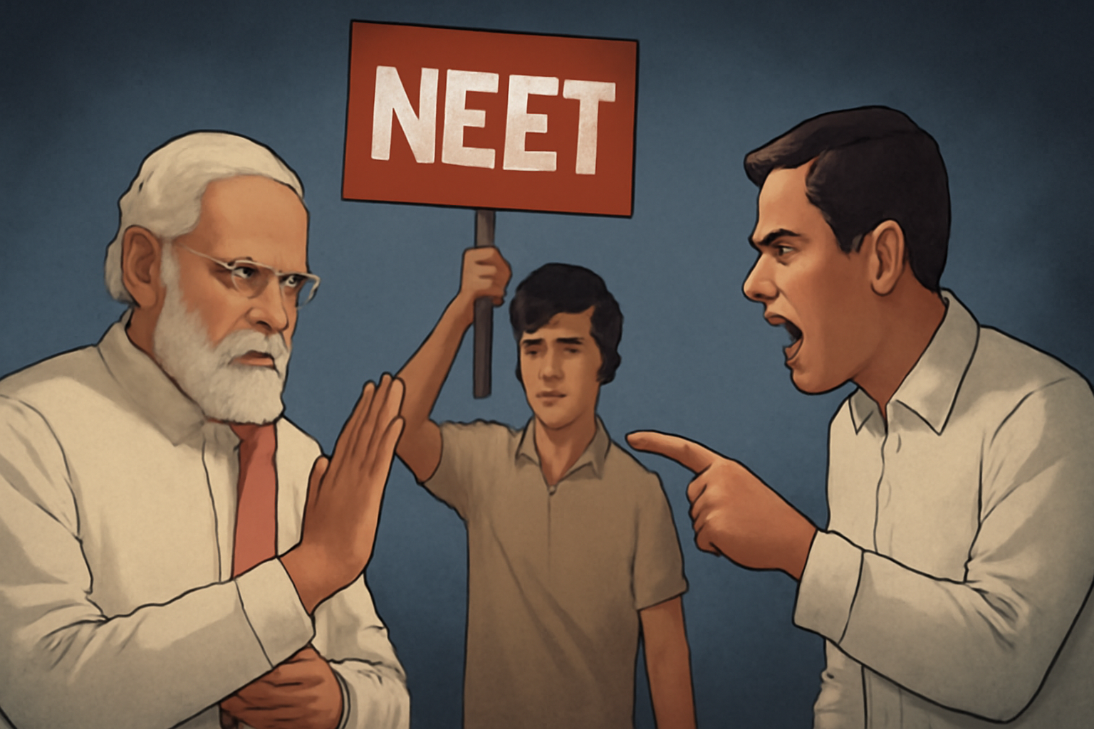NEET विरोध के बाद पीएम का माफ‑करने वाला संदेश और कांग्रेस का पलटवार