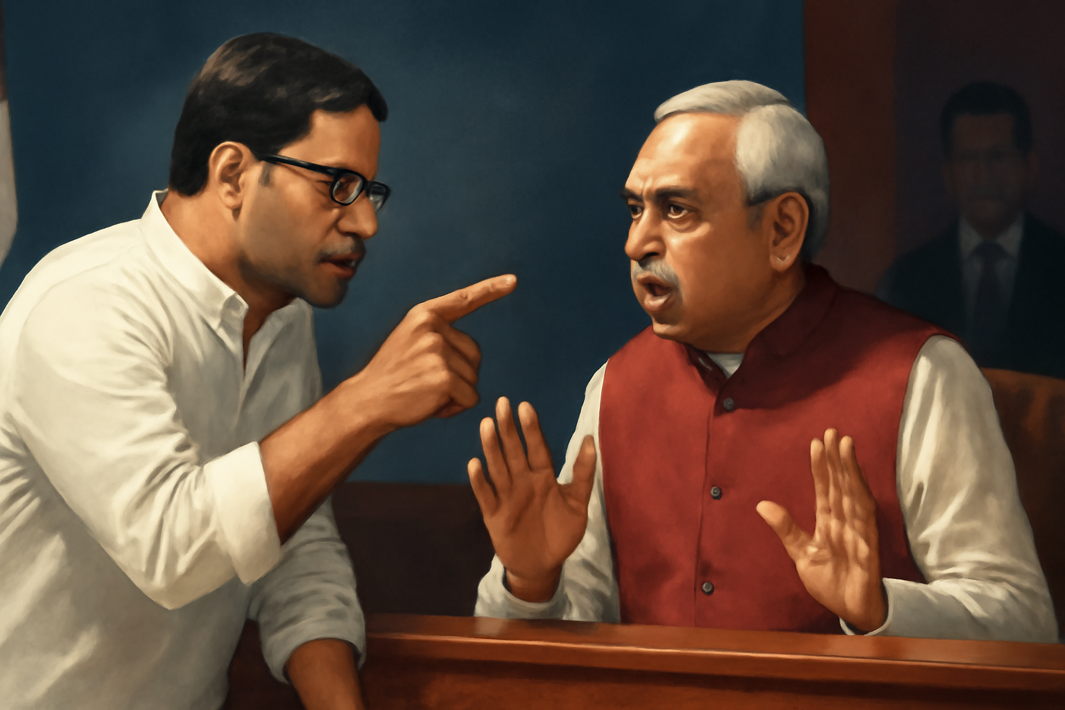 MLA Prashant Kishor roasted Cabinate Minister=तुम्हारी भी कुंडली निकालूं क्या: पीके