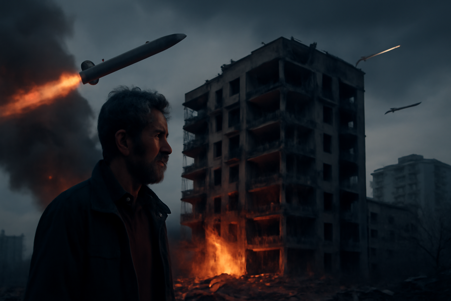 Ballistic and Cruise Strikes on Kyiv Kill Dozens, Damage Hospitals and Homes