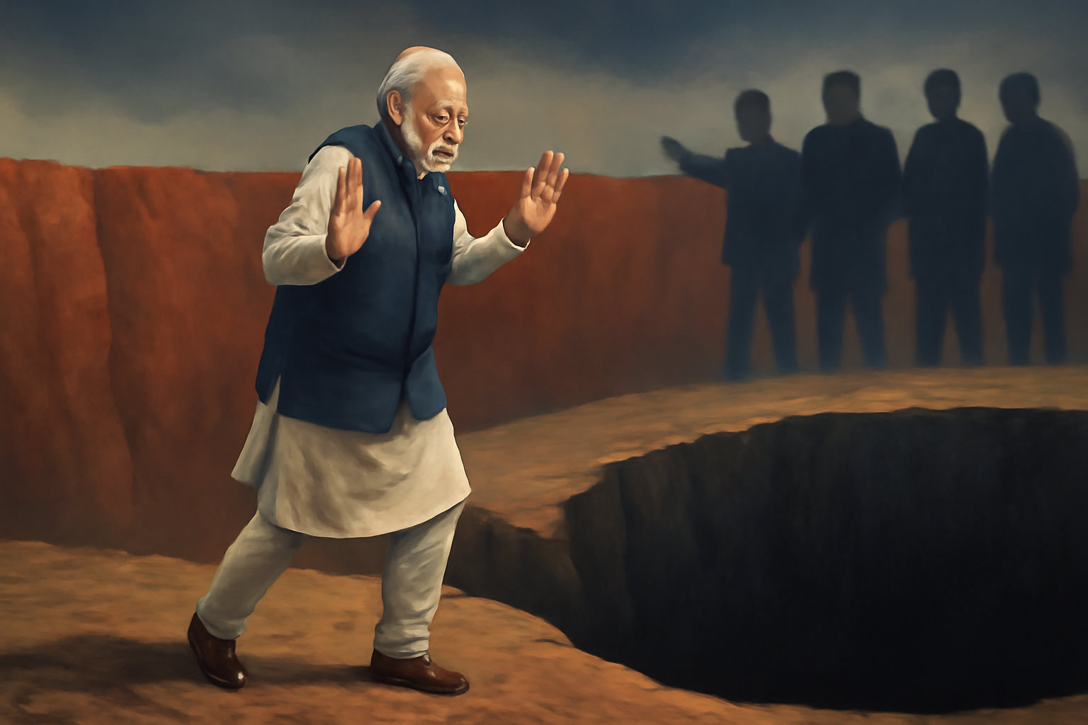 Opposition trapped Modi govt.=सरकार के लिये आगे कुआं पीछे खाई जैसे हालात