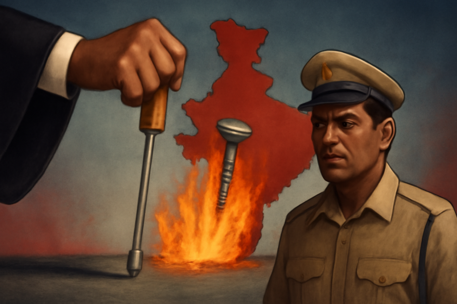 Supreme Court tighten Screw of Delhi Police=देश को गृहयुद्ध में क्यों ढकेला जा रहा!