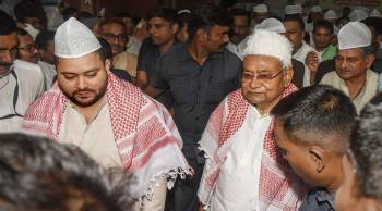 nitish tejasvi yadav In 2022 Nitish Kumar left NDA and joined Maha Gthbandhan